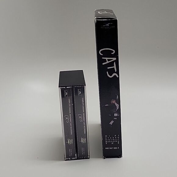 CATS The Musical Double Audio Casette and VHS Tape Bundle Special - Picture 2 of 4